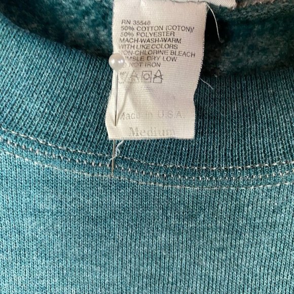 Vintage Pro Spirit Sweatshirt Women's Medium Cotton Blend Pullover M - Picture 5 of 9